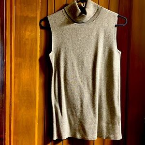 Talbots sleeveless turtleneck